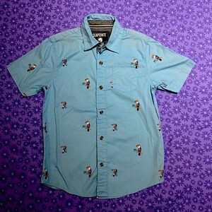 Toucan Bird button up shirt